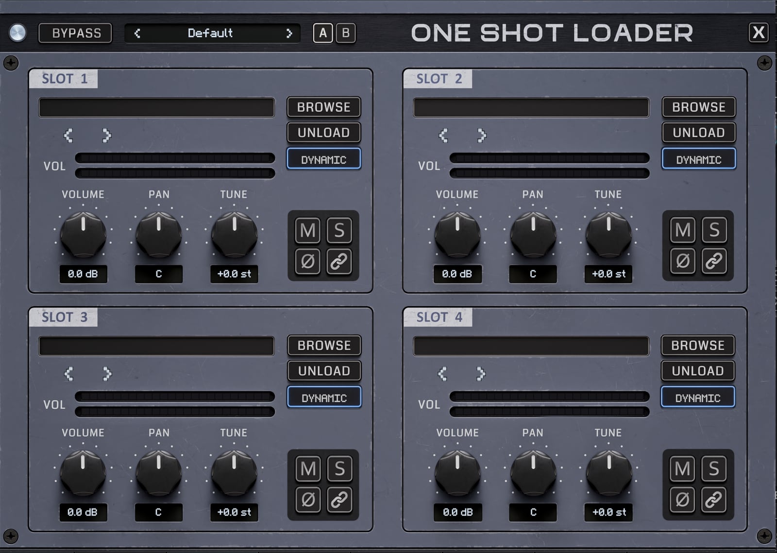 The One Shot Loader insert window